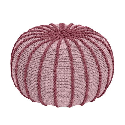 Zuri House Knitted Pouffe Ziggy - Powder Pink