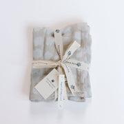 Ralphie Bear Large Muslin Swaddle - Scallop