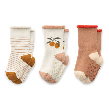 Liewood Eloy Baby Socks 3-Pack - Peach / Sandy