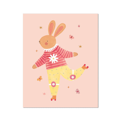Kid of the Village Rollin' Rabbit Fine Art Print