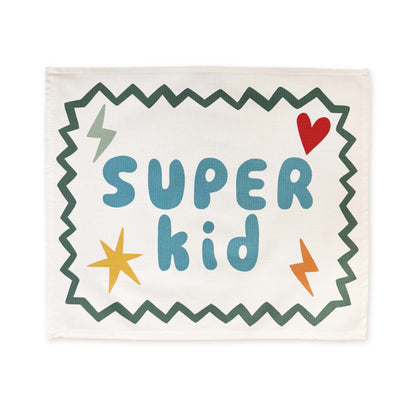 Kid of the Village Super Kid Banner - Blue