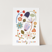 Kid of the Village How Lovely You Are Fine Art Print