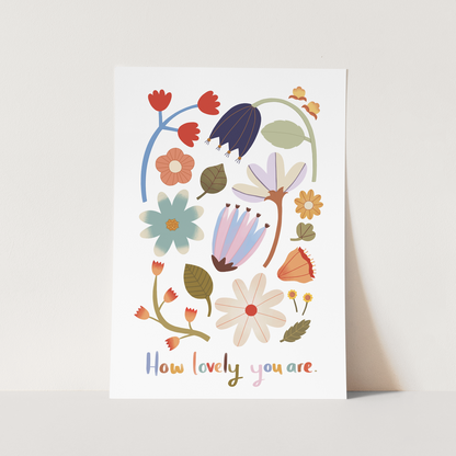 Kid of the Village How Lovely You Are Fine Art Print