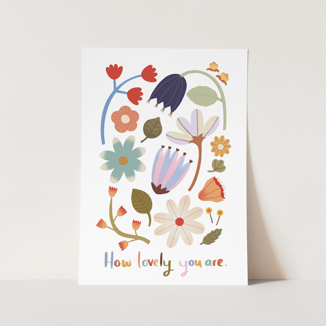 Kid of the Village How Lovely You Are Fine Art Print