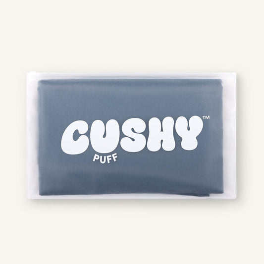 Cushy Puff Pillow Case - Stone Blue
