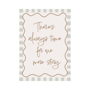 Autumns Corner One More Story Art Print - Checkerboard Edition