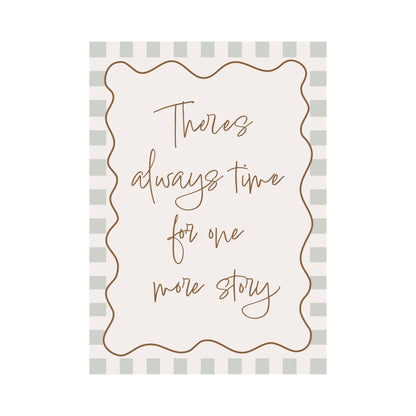Autumns Corner One More Story Art Print - Checkerboard Edition