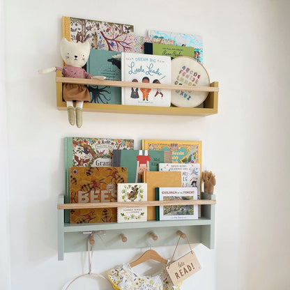 Autumns Corner The Colour Pop Peg Rail Bookshelf