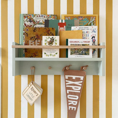 Autumns Corner The Colour Pop Peg Rail Bookshelf