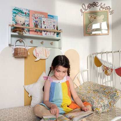 Autumns Corner The Colour Pop Peg Rail Bookshelf