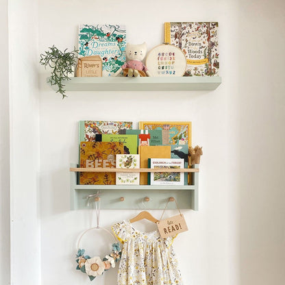 Autumns Corner The Colour Pop Peg Rail Bookshelf