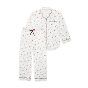 Avery Row Women's Flannel Pyjamas - Holly Scatter