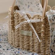 Ralphie Bear Scallop Edge Nappy Caddy Basket