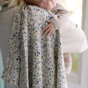 Ralphie Bear Large Muslin Swaddle - Wildflower