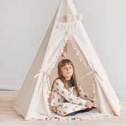 MiniCamp Tassel Playmat - Ecru