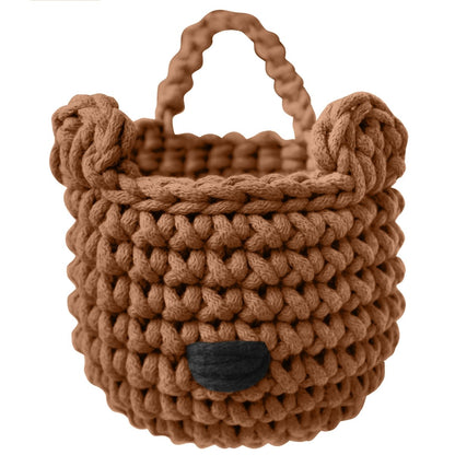 Zuri House Bear Basket - Cinnamon