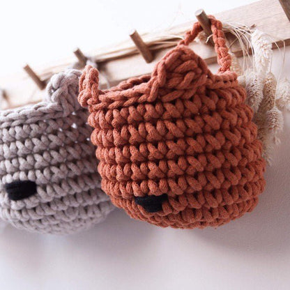 Zuri House Bear Basket - Cinnamon