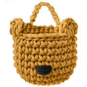 Zuri House Bear Basket - Mustard