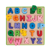 Bigjigs Toys Uppercase Alphabet Puzzle - Bright