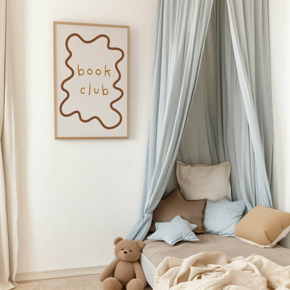 Autumns Corner Book Club Art Print - Wavy Edition