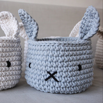 Zuri House Bunny Basket - Baby Blue