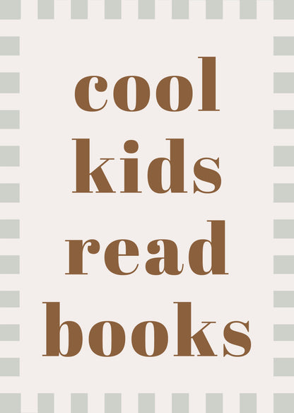 Autumns Corner Cool Kids Read Books - Checkerboard