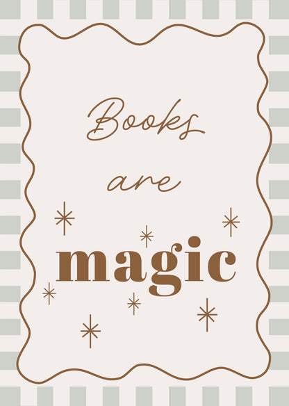 Autumns Corner Book Are Magic - Checkerboard