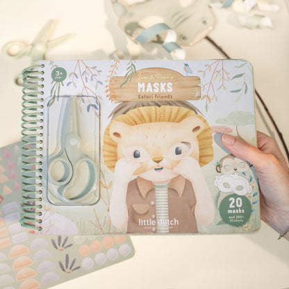 Little Dutch Mask Book - Safari Friends
