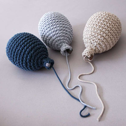 Zuri House Crochet Balloon - Baby Blue