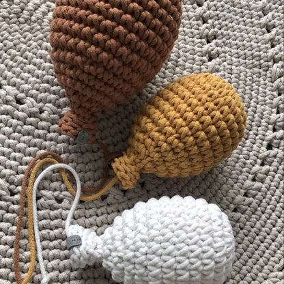 Zuri House Crochet Balloon - Mustard