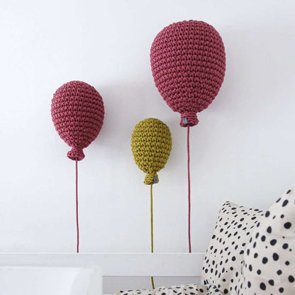 Zuri House Crochet Balloon - Old Rose