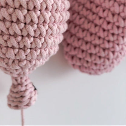 Zuri House Crochet Balloon - Pale Pink
