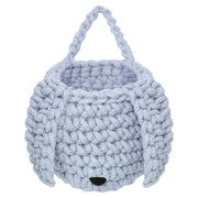 Zuri House Crochet Bunny Basket - Baby Blue
