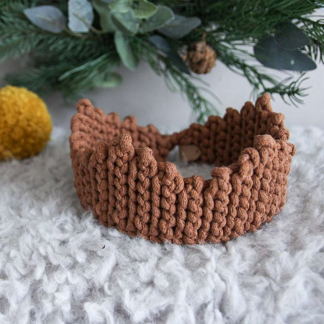 Zuri House Crochet Crown - Cinnamon