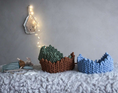 Zuri House Crochet Crown - Cinnamon