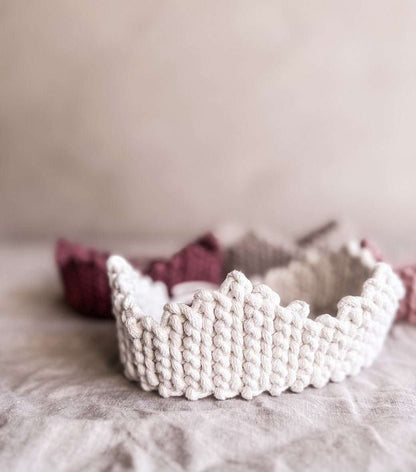 Zuri House Crochet Crown - Ivory