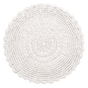 Zuri House Crochet Doily Rug - Ivory