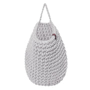 Zuri House Crochet Hanging Bag - Light Grey