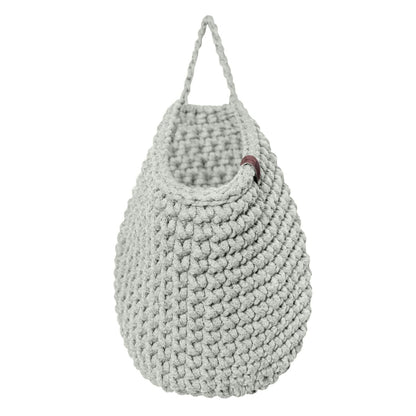 Zuri House Crochet Hanging Bag - Light Olive