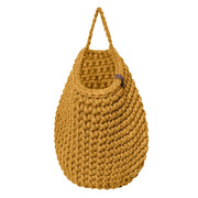Zuri House Crochet Hanging Bag - Mustard