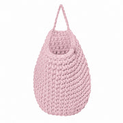 Zuri House Crochet Hanging Bag - Powder Pink