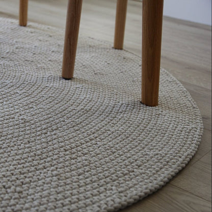 Zuri House Crochet Rug Moon - Beige