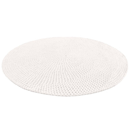 Zuri House Crochet Rug Moon - Ivory