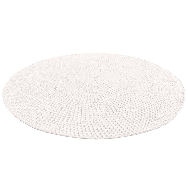 Zuri House Crochet Rug Moon - Ivory