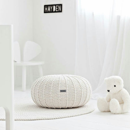 Zuri House Crochet Rug Moon - Ivory
