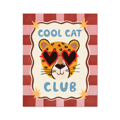 Kid of the Village Cool Cat Club Fine Art Print