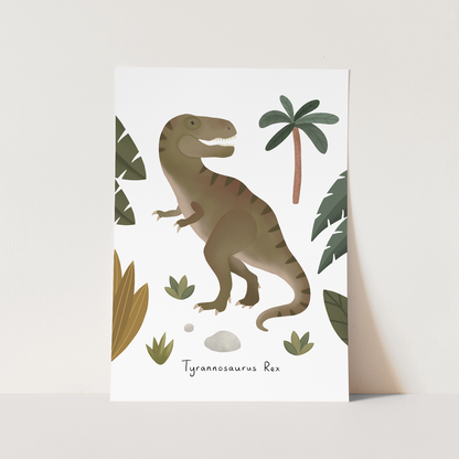 Kid of the Village Tyrannosaurus Rex Fine Art Print