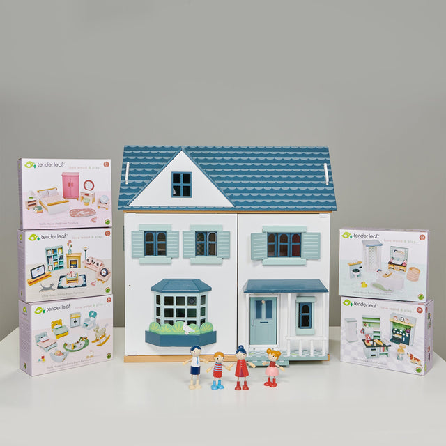 Tender Leaf Dovetail Bundle (Dovetail House, Doll Family, 5 Room Sets)