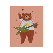 Kid of the Village Rock 'N' Roll Bear Fine Art Print