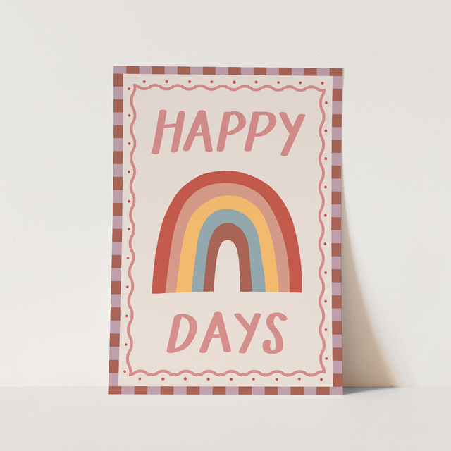Kid of the Village Happy Days Fine Art Print